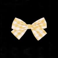 yellow bow