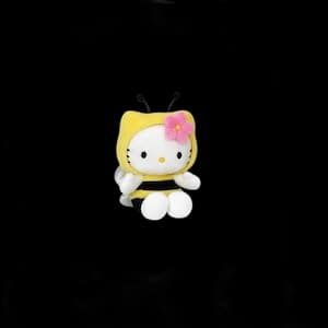 hello kitty dressed as a bee
